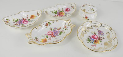 Lot 220 - Five pieces of Royal Crown Derby posies...