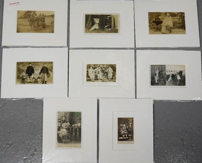 Lot 281 - A group of eight Chinese photographs and...