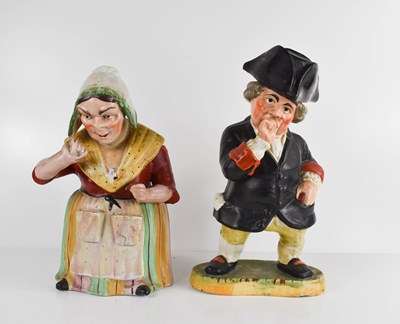 Lot 209 - A pair of 19th century Staffordshire Snuff...