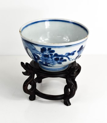 Lot 241 - A 19th century Chinese blue and white bowl...