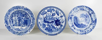 Lot 50 - Two Wedgwood 19th century blue and white...