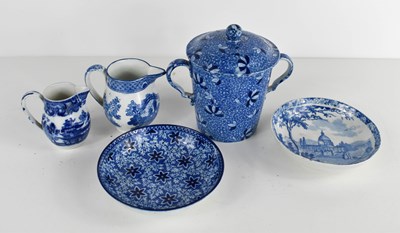 Lot 62 - A selection of blue and white late 18th /...