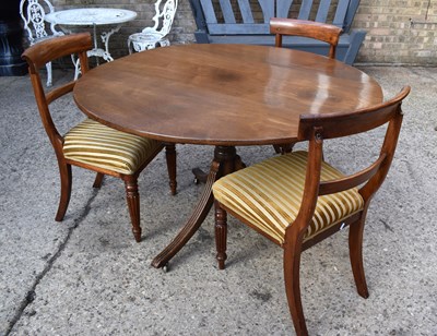 Lot 502 - A 19th century mahogany tilt top loo table...