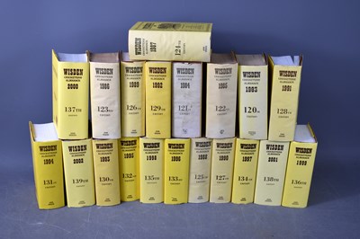 Lot 67 - A run of Wisden Cricketers' Almanacks from...