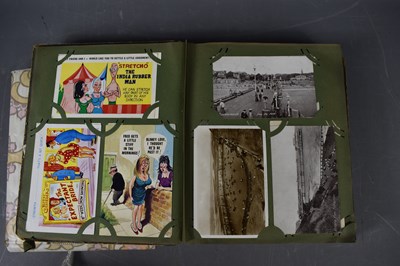 Lot 68 - Two albums of postcards from the 1920s onwards,...