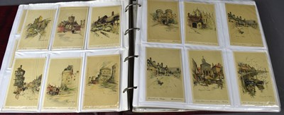Lot 74 - An album of Edwardian and later postcards,...
