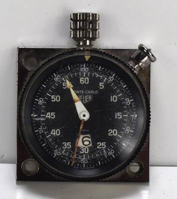 Lot 186 - A vintage Heuer Monte-Carlo dash mounted...