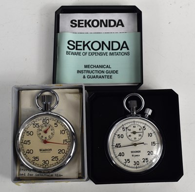 Lot 182 - Two vintage stopwatches, comprising of a...