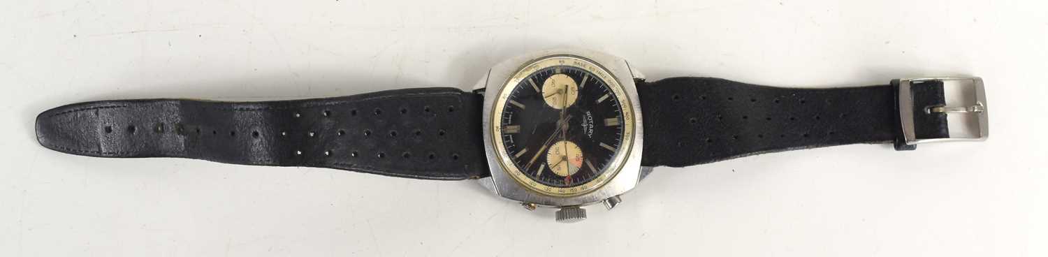 Lot 366 - A vintage Rotary Chronograph wristwatch,...