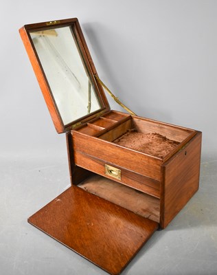 Lot 251 - A Victorian Campaign style mahogany...