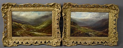 Lot 125 - A pair of Highland landscape paintings, one of...
