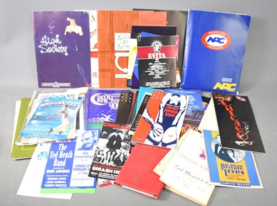 Lot 76 - A group of theatre programmes and ticket stubs,...