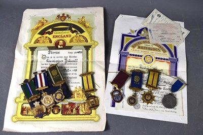 Lot 185 - A group of Royal Antediluvian Order of...