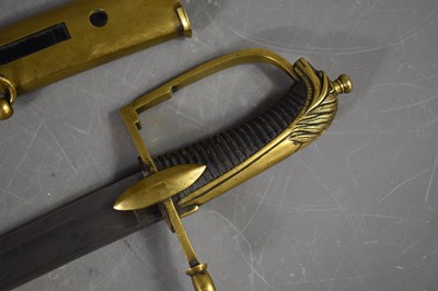 Lot 191 - A reproduction Russian cavalry offices sword,...