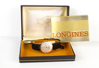 Lot 160 - A gentleman's vintage Longines wristwatch, the...