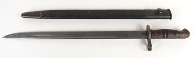 Lot 165 - A British Pattern 1913 bayonet, the blade...