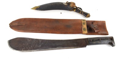 Lot 164 - A WWII dated Legitimus Collins & Co machete,...