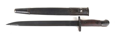 Lot 195 - An Indian WWII dated No1 MkII bayonet and...