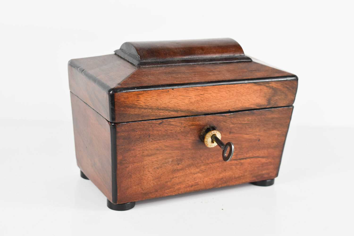 Lot 37 - A small 19th century Victorian rosewood box,...