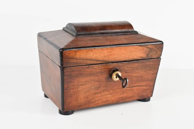 Lot 37a - A small 19th century Victorian rosewood box,...