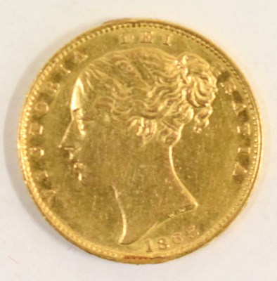 Lot 350 - A Queen Victoria 1863 full gold sovereign