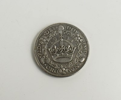 Lot 356 - A George V, 1934 silver wreath crown, weight...