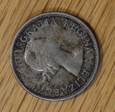 Lot 364 - A group of coins to include a silver 1878...