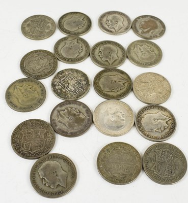 Lot 324 - A quantity of silver half crowns, all pre 1947,...