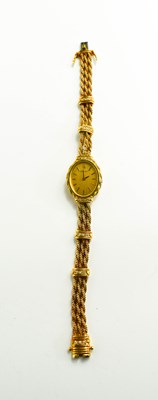 Lot 346 - An 18ct gold Rolex watch, with gold coloured...