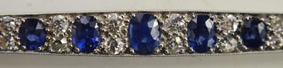 Lot 1 - An impressive diamond and cornflower blue...