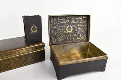 Lot 446 - A Japanese niello work box to Royal Veterinary...