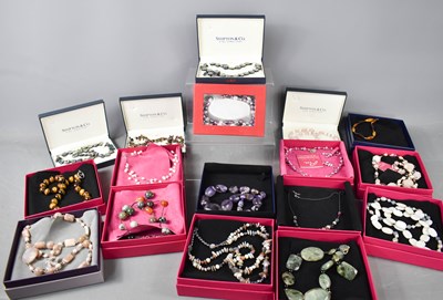 Lot 287 - A selection of necklaces by Pia and Shipton &...