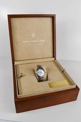 Lot 363 - A Dreyfuss & Co Swiss wristwatch, in stainless...