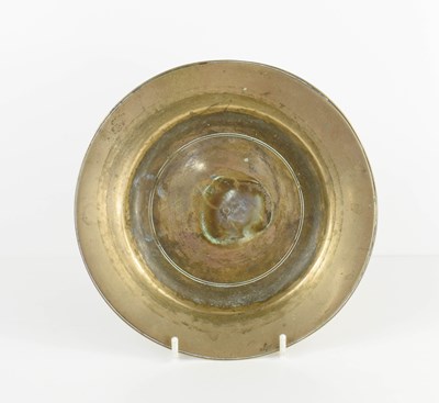 Lot 120 - A Chinese bronze dish, with concentric ring...
