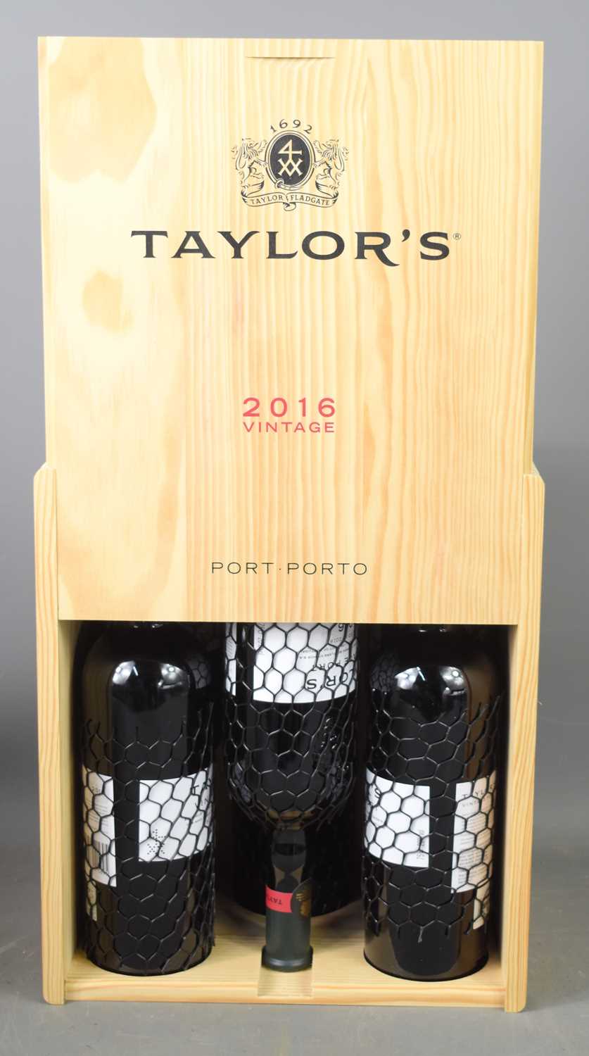 Lot 348 - A case of six bottles of Taylors 2016 vintage...