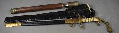 Lot 173 - A George VI naval mid-shipman's sword circa...