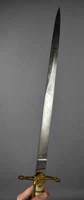 Lot 173 - A George VI naval mid-shipman's sword circa...