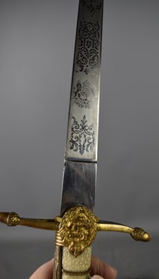 Lot 173 - A George VI naval mid-shipman's sword circa...