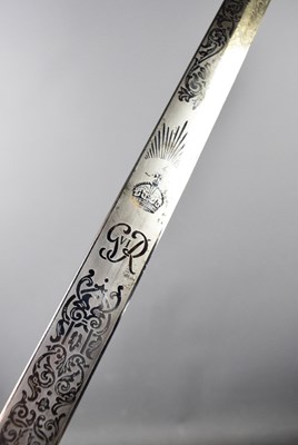 Lot 173 - A George VI naval mid-shipman's sword circa...