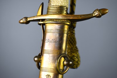 Lot 173 - A George VI naval mid-shipman's sword circa...