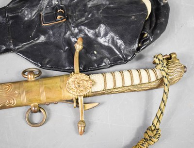 Lot 173 - A George VI naval mid-shipman's sword circa...