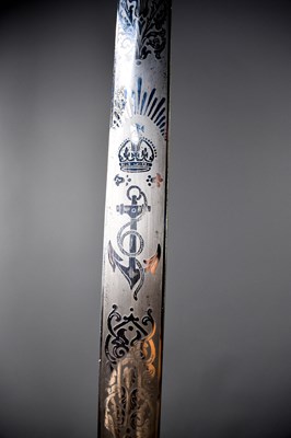 Lot 173 - A George VI naval mid-shipman's sword circa...