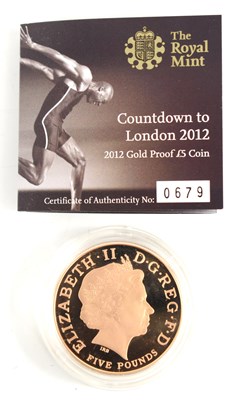 Lot 17 - A Royal Mint "Countdown to London 2012" gold...