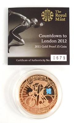 Lot 18 - A Royal Mint "Countdown to London 2012" gold...