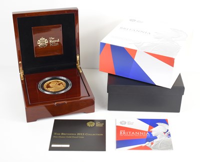 Lot 34 - A Royal Mint "The Britannia" 2015 five-ounce...