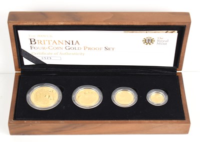 Lot 26 - A Royal Mint 2009 Britannia Four-Coin Gold...