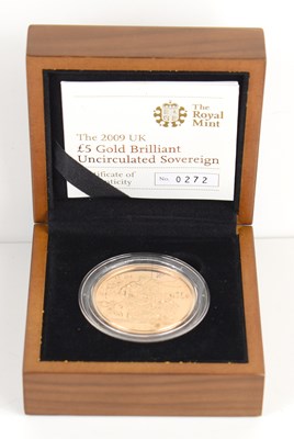 Lot 22 - A Royal Mint, 2009 Brilliant Uncirculated Gold...