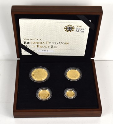 Lot 25 - A Royal Mint 2010 Britannia Four-Coin Gold...