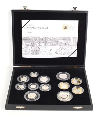 Lot 54 - A Royal Mint 2009 Silver Proof Twelve Coin Set,...