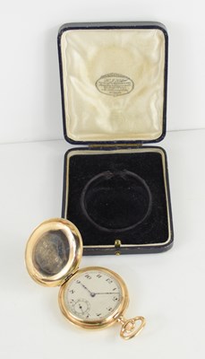 Lot 51a - A 19th century French full hunter pocket watch,...